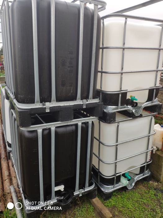 600/1000l bazine ibc curate igienizate albe negre corbu cta transport