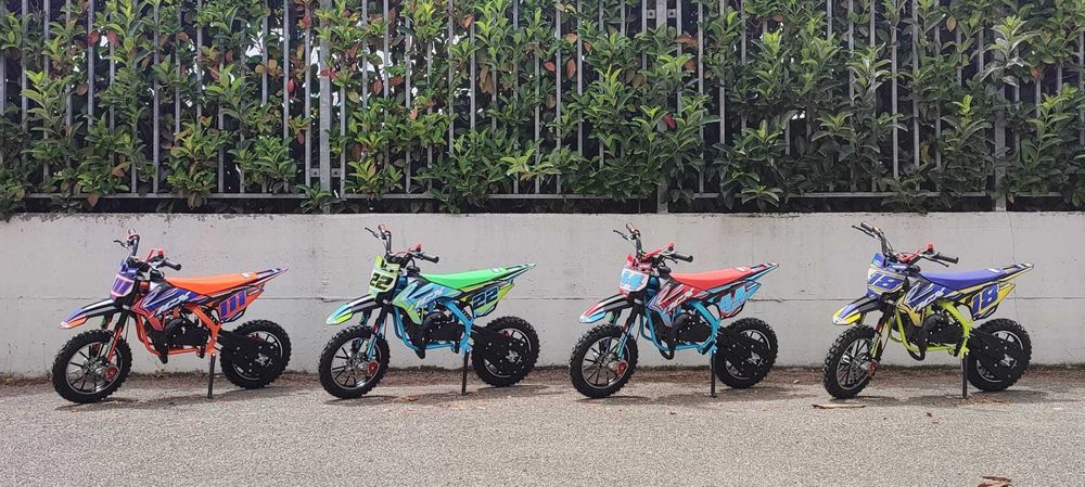 Motocicleta cross copii NCX Vyper Evo Race Pro 10/10 verde/albastru