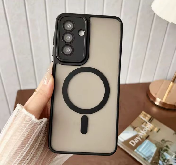 Samsung A35/A55/A36/A56 Husa Magnetica Spate Mat Protectie Camera