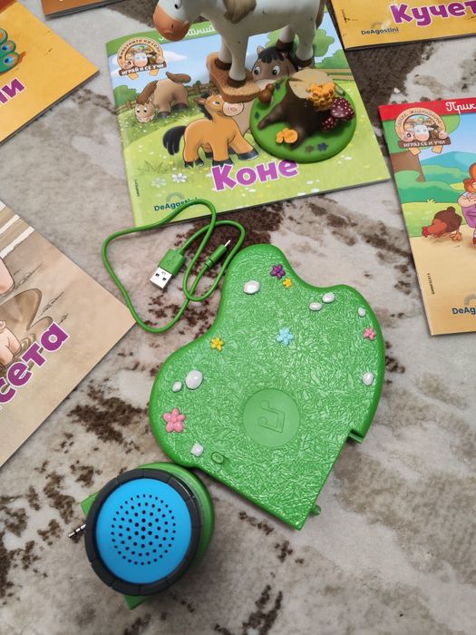 Животните на село книжка с фигурка и КОЛОНКА