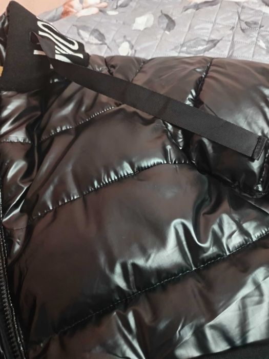 Зимно черно яке с качулка