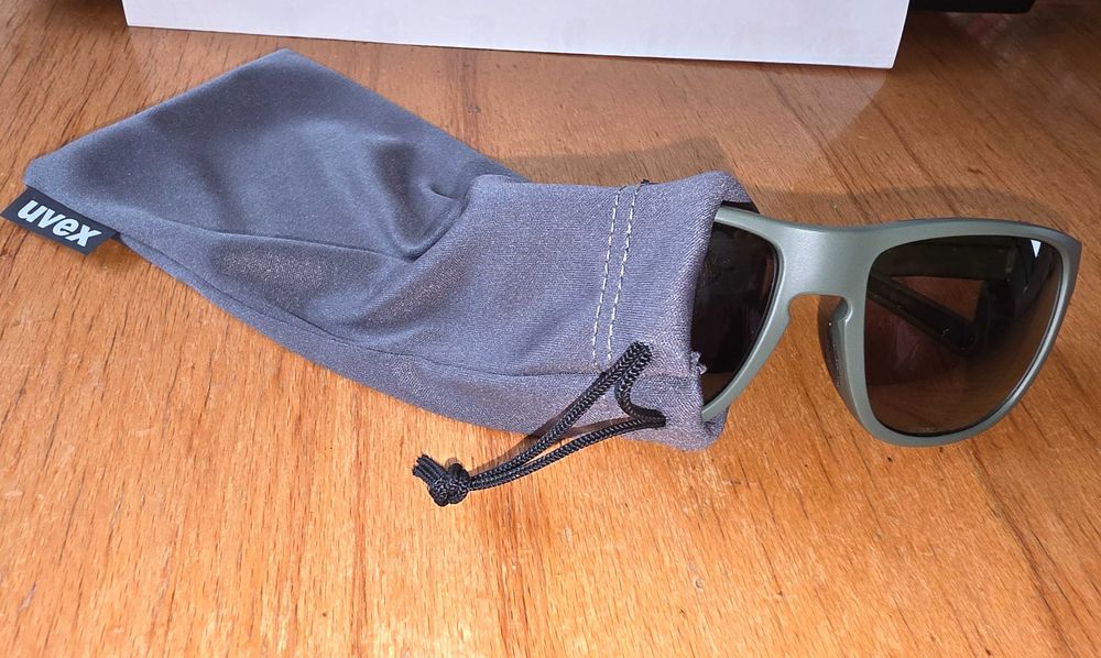 Нови слънчеви очила Uvex sportstyle 312 VPX Polarized - Тъмно зелени