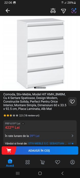 Mobila living Comoda Tv