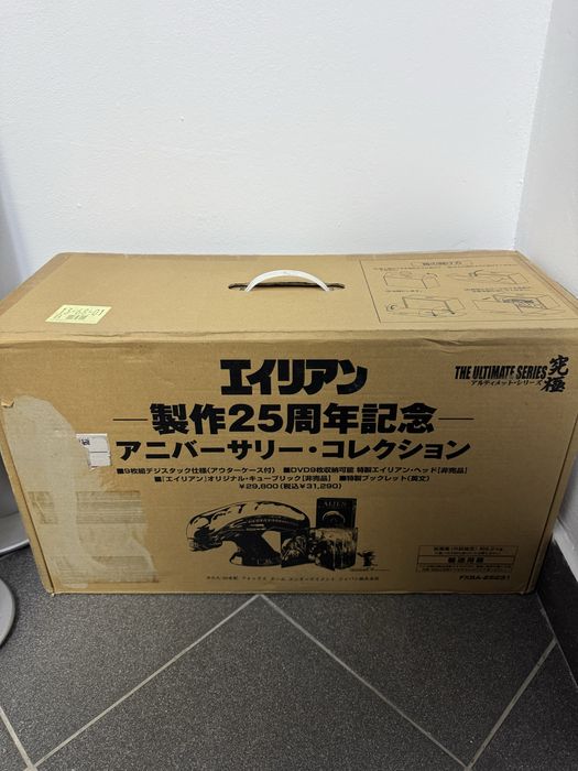 Alien Quadrilogy 25th Anniversary Collection Head Figure DVD Set JAPAN Xenomorph Fox Disney