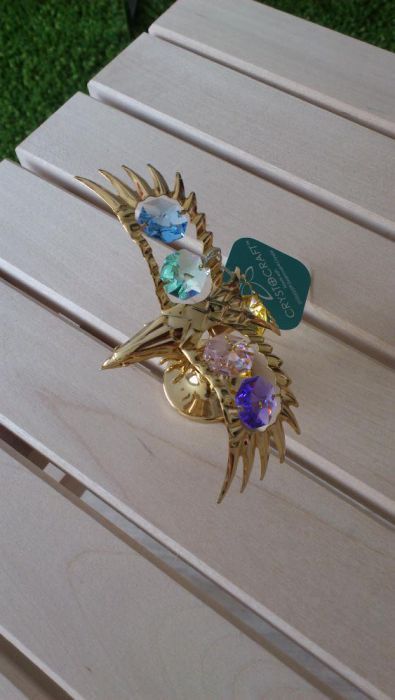 сувенир птица со стразами
