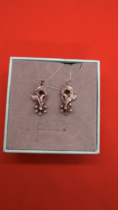 Золотые серьги/Bari bar shop/рассрочка