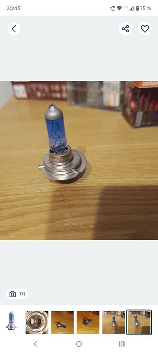 Bec halogen cool blue h7