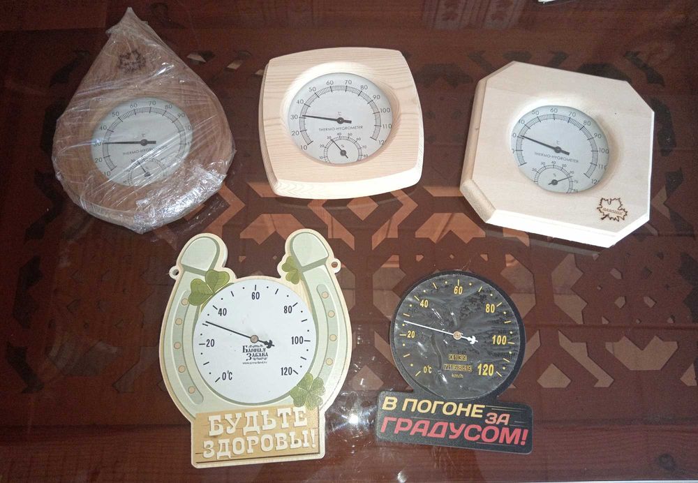 Термометры и гидрометры для бани и сауны от 200.000с