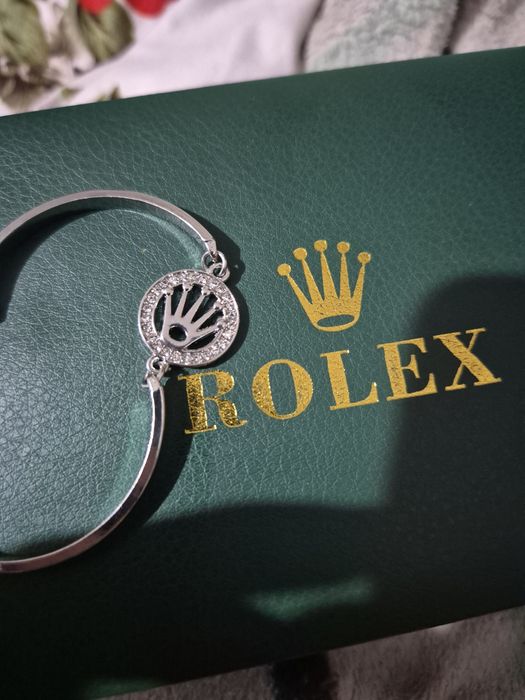Bratara rolex cu diamante