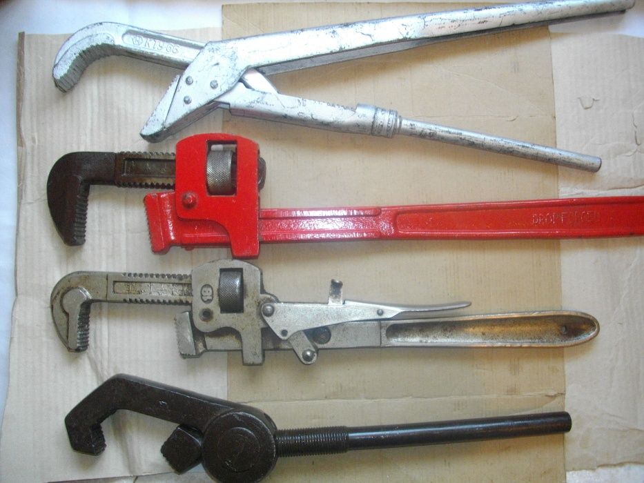 2Цола-ВиК-Чешмеджийски-Водопроводен Шарнирен Ключ-63-70см-Захват-7-8см