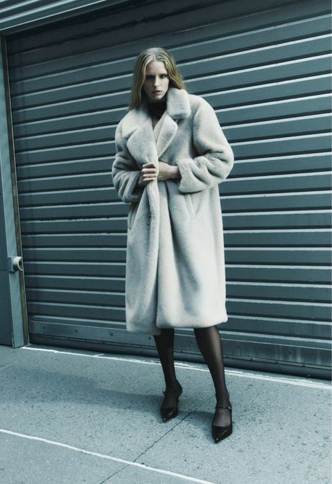 Стильная шуба Zara