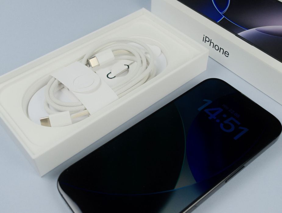iPhone 16 Pro 128GB Black Titanium 90% Battery Отличен