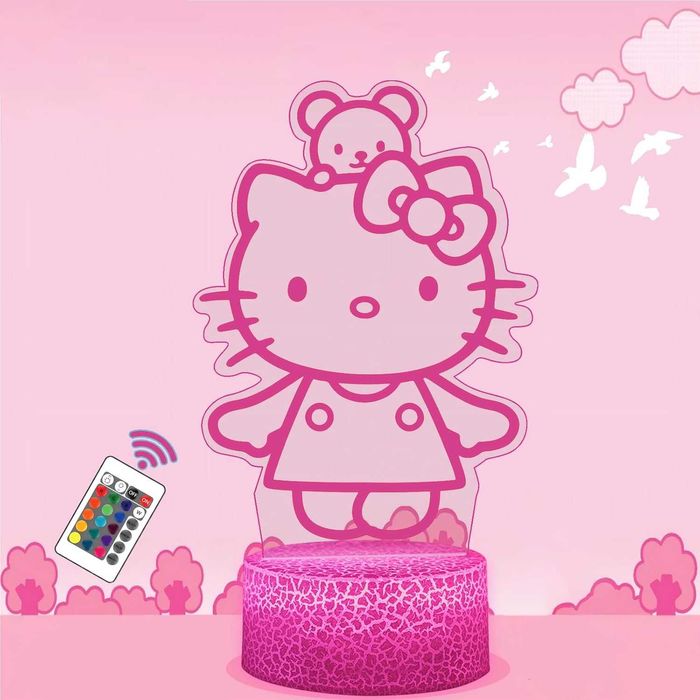 Лампа с коте - 3D