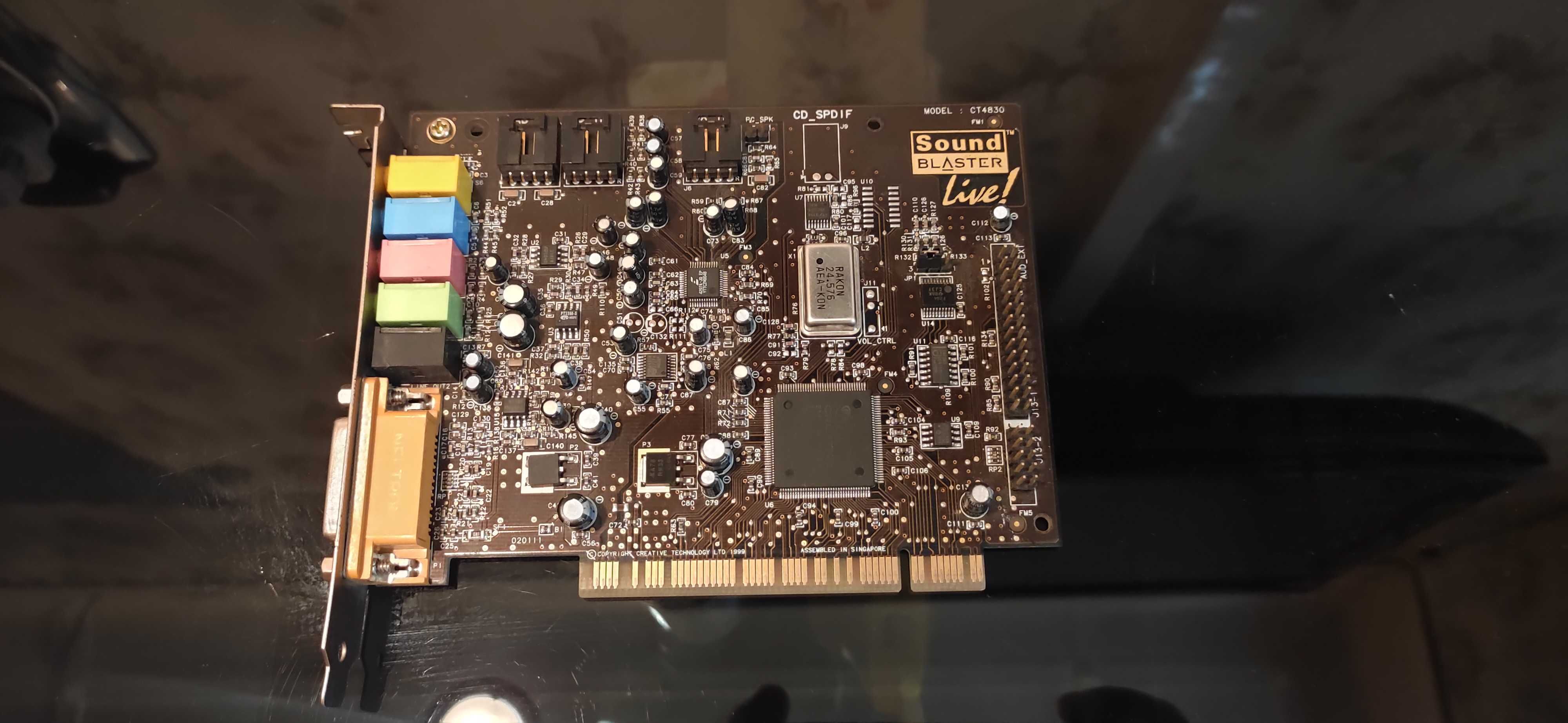 Creative Sound Blaster Live! 5.1 model CT4830 - звуковая карта: 205 000 ...