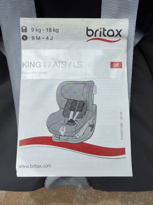 Britax Roemer King II Black Series (Storm Grey)