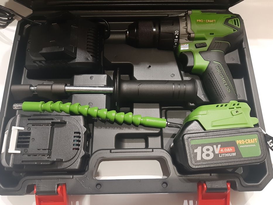 Акумулаторен Винтоверт PROCRAFT PA18BL/18V