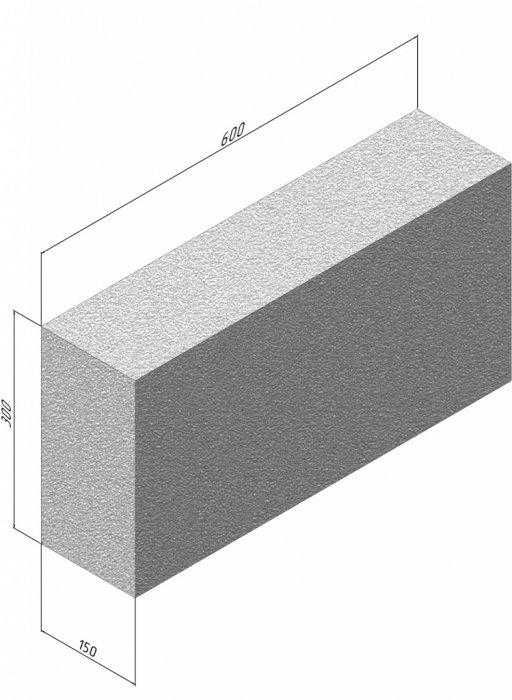 Автоклавный газоблок