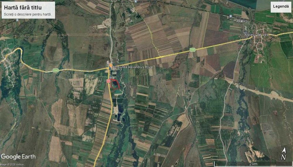 Teren 4,47 ha cu luciu de apă judetul Sibiu DN1/DN1C Cârţișoara Sibiu | Lac | Oportunitate investiție, camping, pescuit sau agrement.