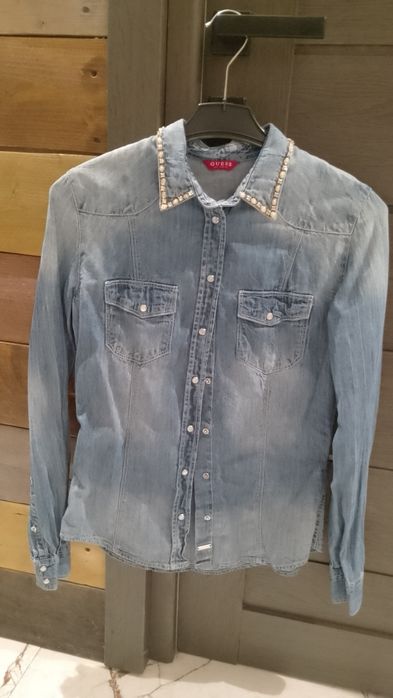 Cămașă Guess denim