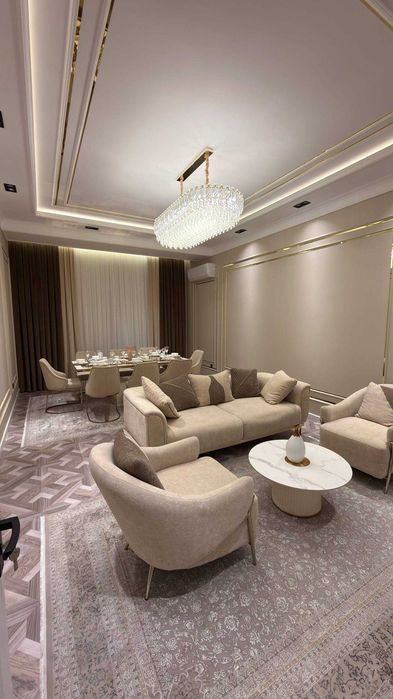 An apartment for rent located in a convenient area of Tashkent.