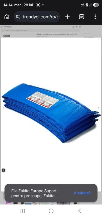 Protecție cu arc pentru trambulină - 488 cm (16 FT)