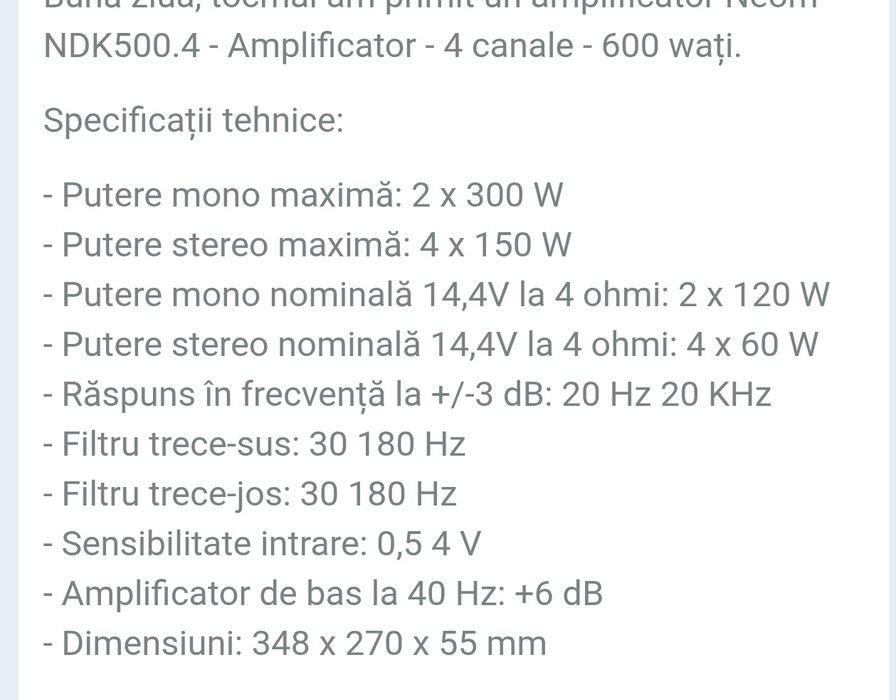 Stații amplificatoare auto