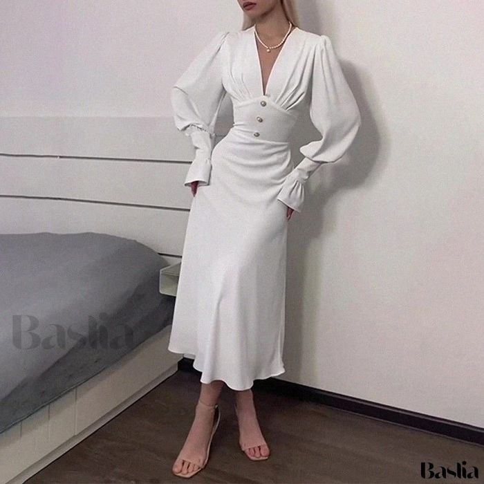 Платье LICHI оргинал / платье вечернее / белый