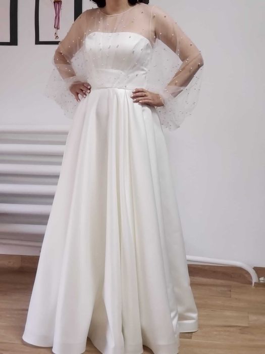 Rochie de mireasă creată de Casa de Modă Aoora- Eleganta