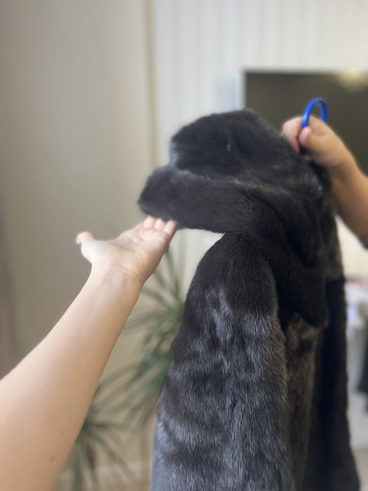 Шуба с капюшоном