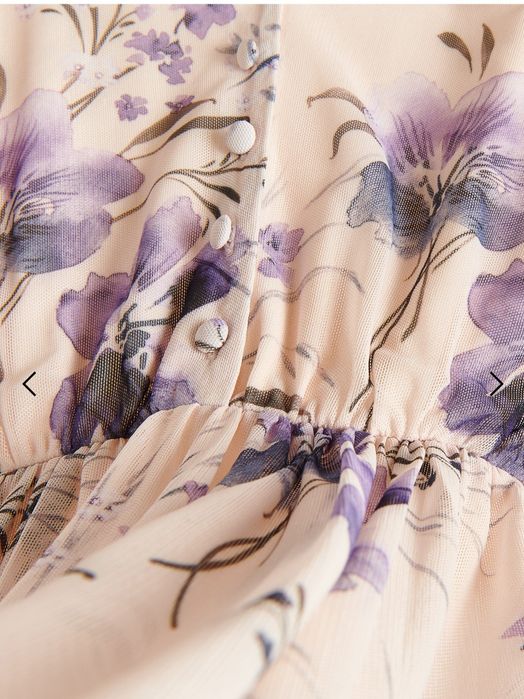 Rochie midi imprimeu floral