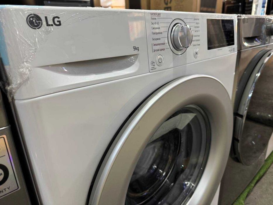 Стиральная машина LG 9 кг F2V3FS4W AI DD Inverter Steam