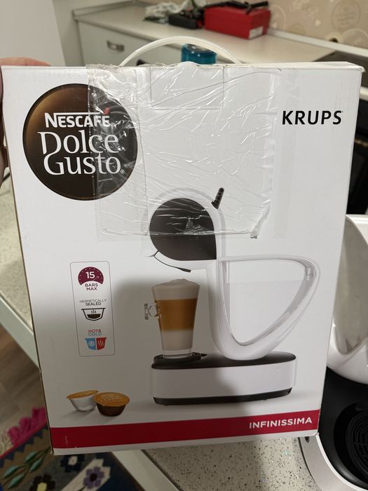 Espressor capsule Krups Infinissima 1.2 litr 1500W alb Pret : 149 lei
