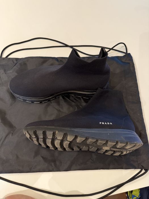 Обувка чорап Prada