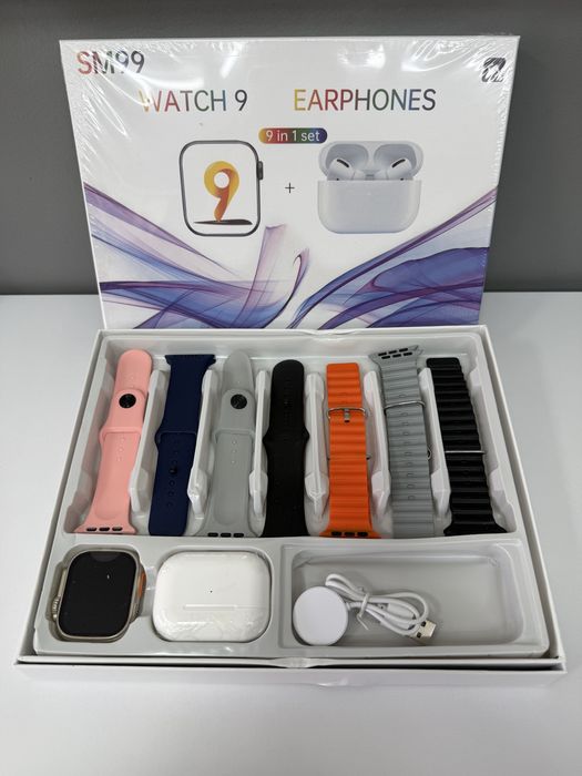 Bluetooth часовник с безжични слушалки