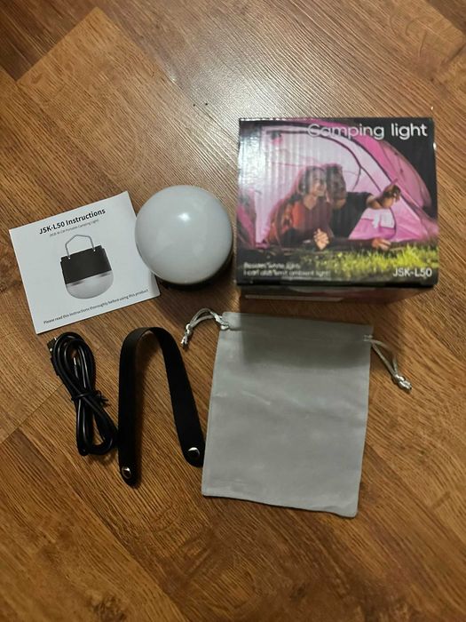 Lampă de camping LED reîncărcabilă