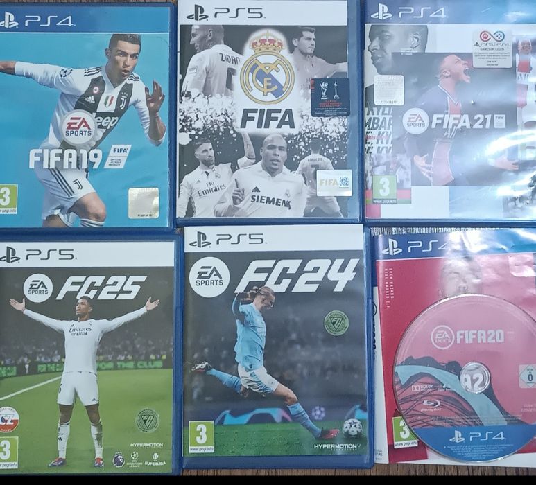 FIFA 19,FIFA 20,FIFA21,FIFA23,FC24,FC25 за PS4/PS5