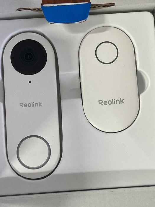 Sonerie video WiFi Reolink de 5 MP, vizualizare cap-picioare format 3:4, unghi vizualizare de 180°, Wi-Fi 5/2,4 GHz, detectare persoane/colete