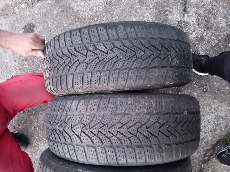 Лята джантаз 17ка DEZENT ET 40 7J с зимни гуми Toyota Mazda,Nissan kia