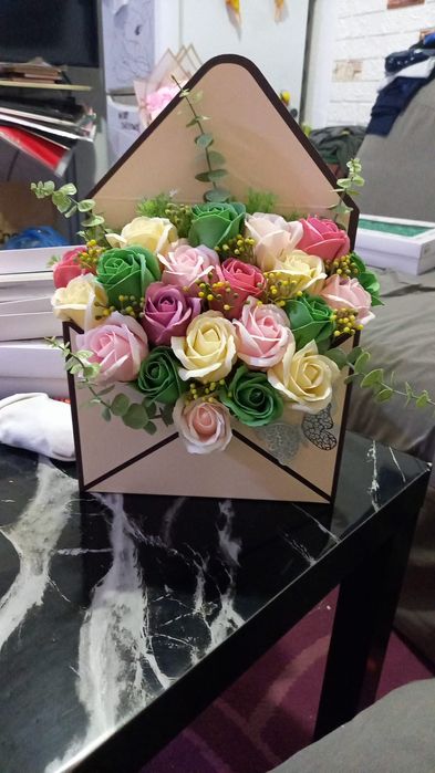 Buchete flori de sapun, diferite culori