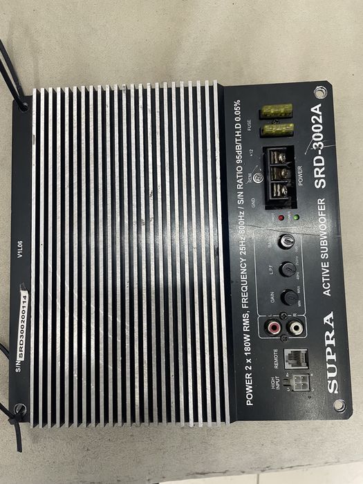 Продам саббуфер с усилителем supra