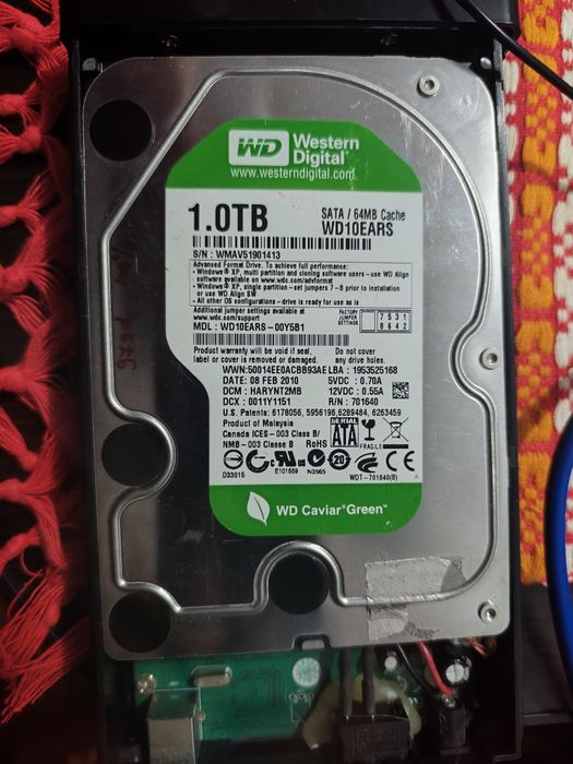 Hard-disk Wd Green 1tb, viata 100%