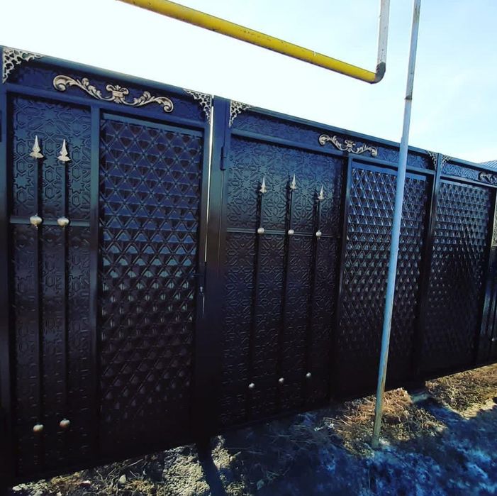 Ворота навес калитка