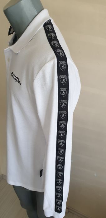 Lamborghini Italy Pique Cotton / S НОВО! ОРИГИНАЛ! Мъжка Поло Блуза !