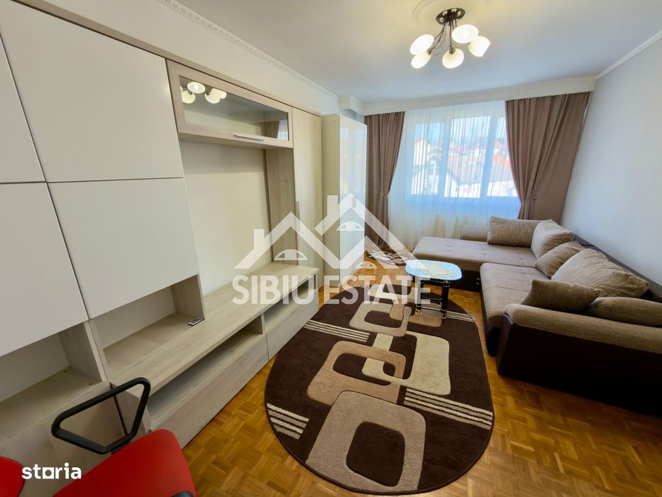Apartament 2 camere de închiriat Ștrand Sibiu Balcon generos