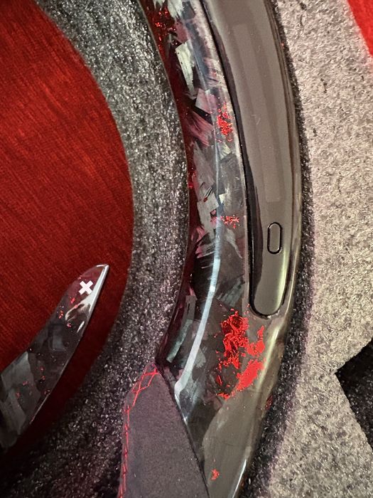Volan audi a6 s6 rs6 custom red carbon display