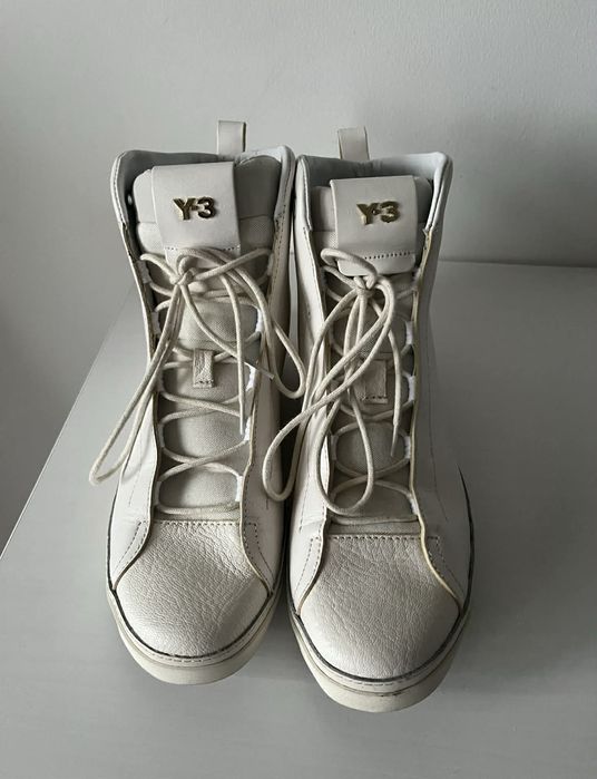Y-3 Yohji Yamamoto обувки от естествена кожа