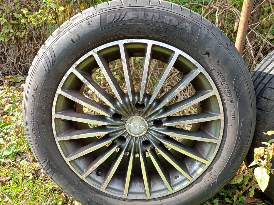 Алуминиеви джанти 16 " 5Х114.3  "Мак" с летни гуми
