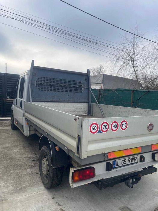 Fiat Ducato Doka, 7 locuri, Cabina dubla, platforma - bena