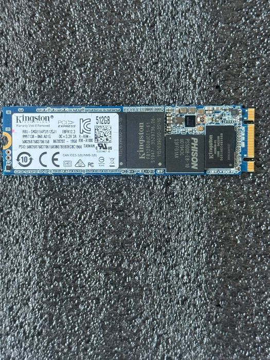 SSD Kingston M.2 NVMe 512 ГБ