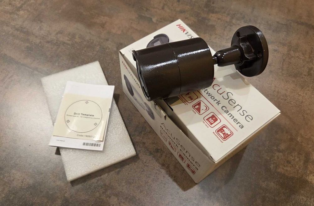 Camera Hikvision IP Bullet 8MP 4K, IR 40m, lentila 2.8mm, PoE, Maro